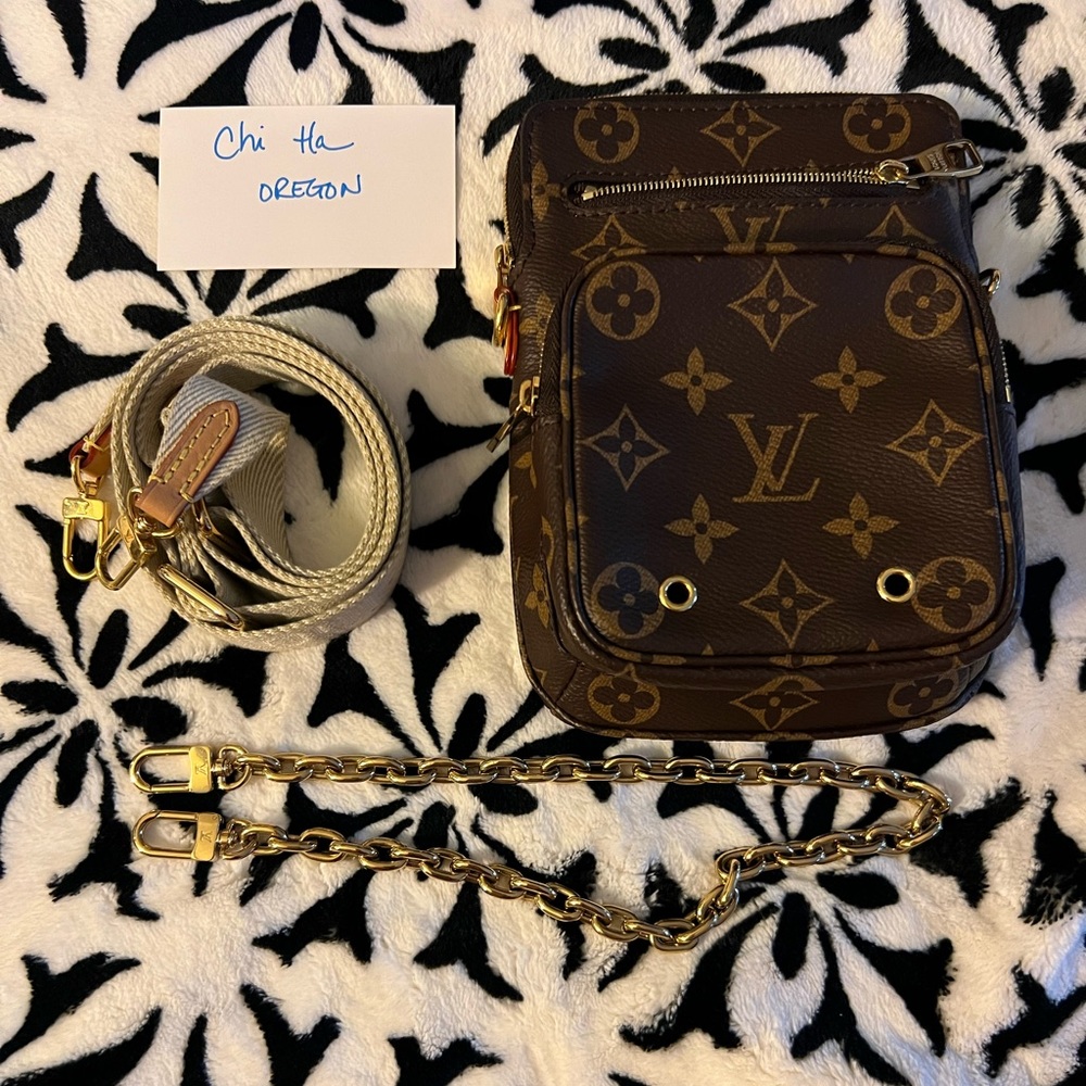 💖sold💖Utility bag monogram crossbody or shoulder